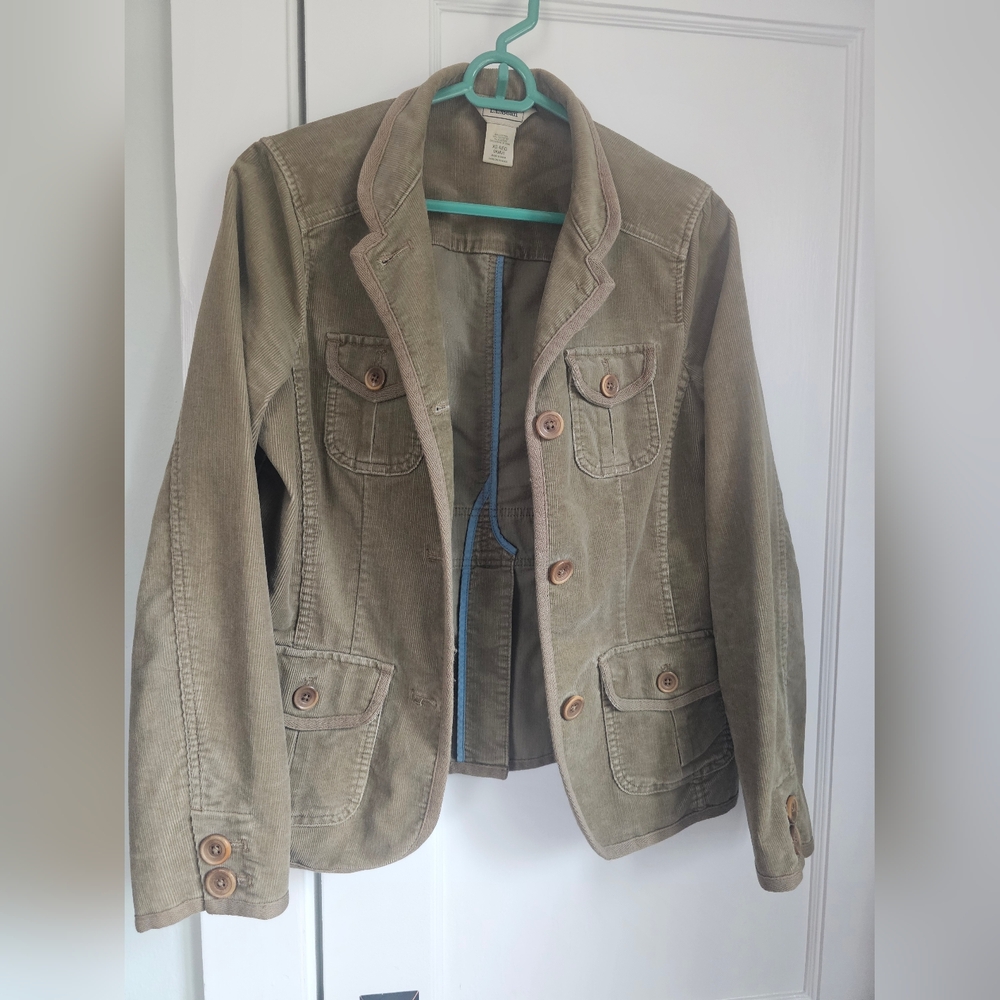 LL Bean Corduroy Utility Jacket